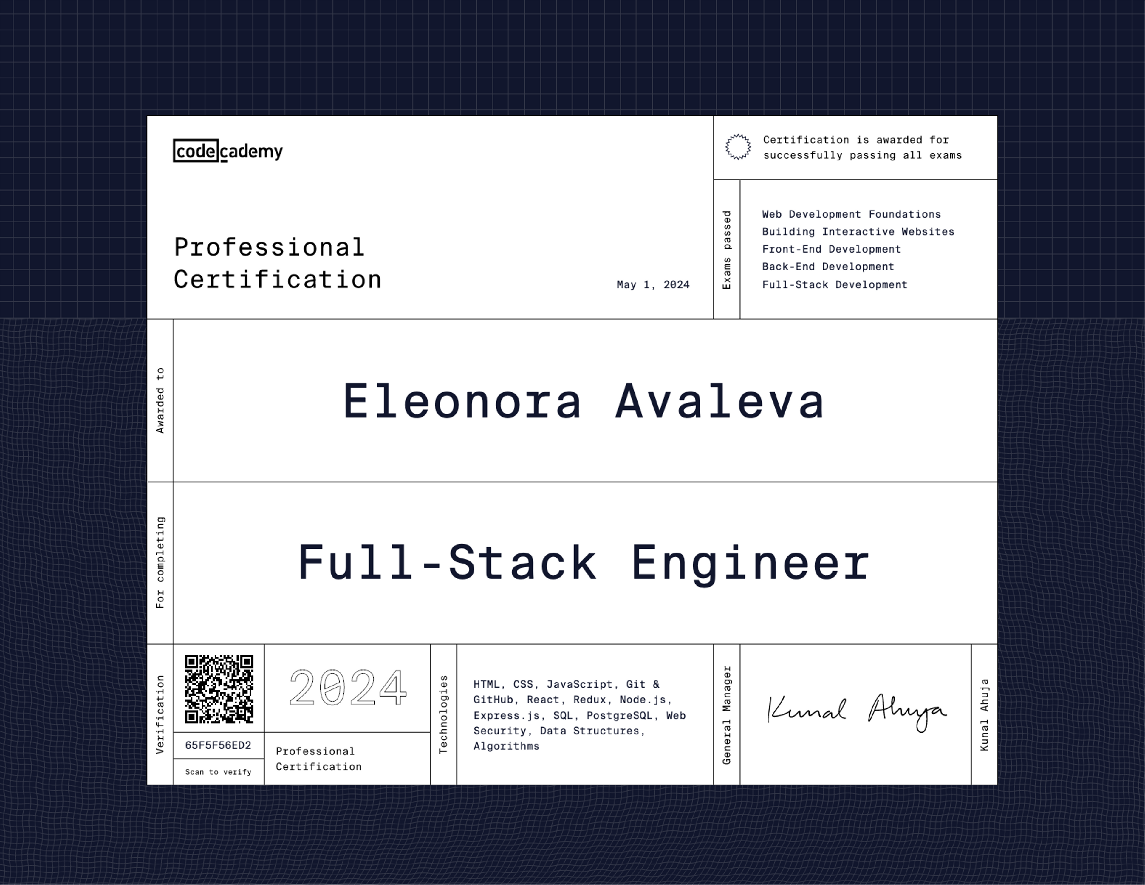 Full-Stack Engineer